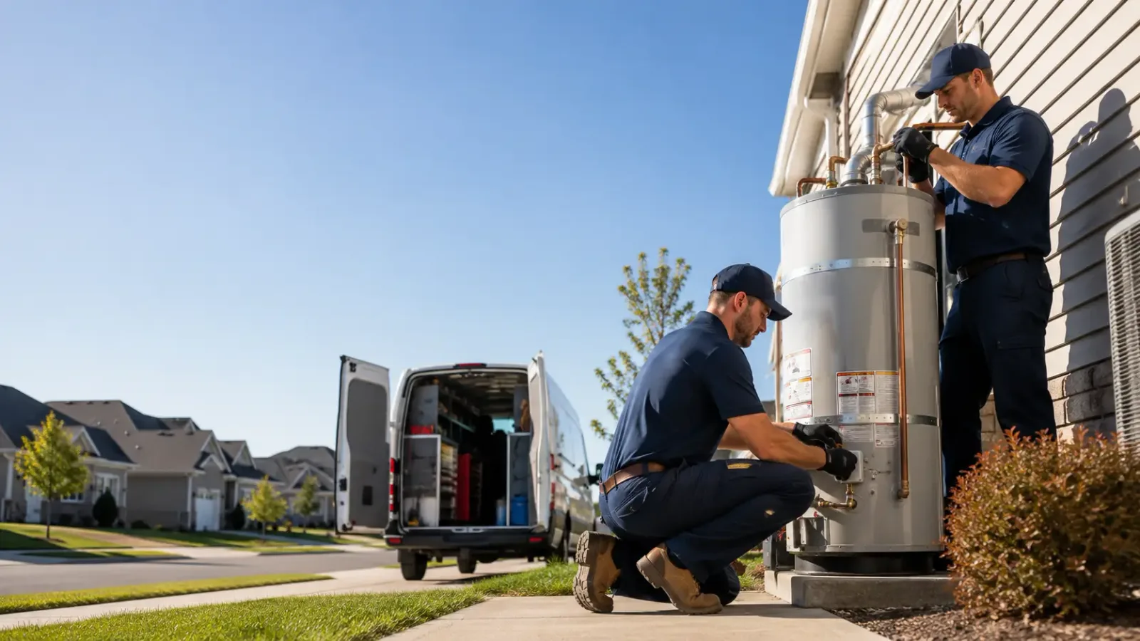 Water Heater Installation in Round Mountain, TX